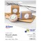 Avery Printable Round Labels with Sure Feed Technology, Glossy White Labels, 2" Diameter, Permanent Adhesive, Laser/Inkjet, 120 Glossy Labels Total (22807) - 5 Pack